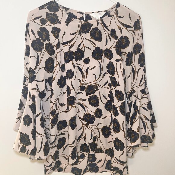 Lauren Conrad Runway Blouse 1/4 Sleeve Top - Picture 1 of 6